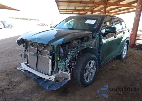 2023 Toyota Highlander Hybrid Le из США, поврежденный, VIN 5TDBBRCH4PS563407